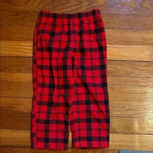Carter's Red and Black Checkered Pants